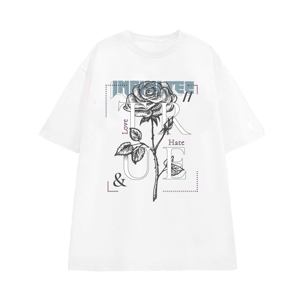 Áo thun INFINITEE Fni0091, Thun 100% Cotton - form rộng Unisex.