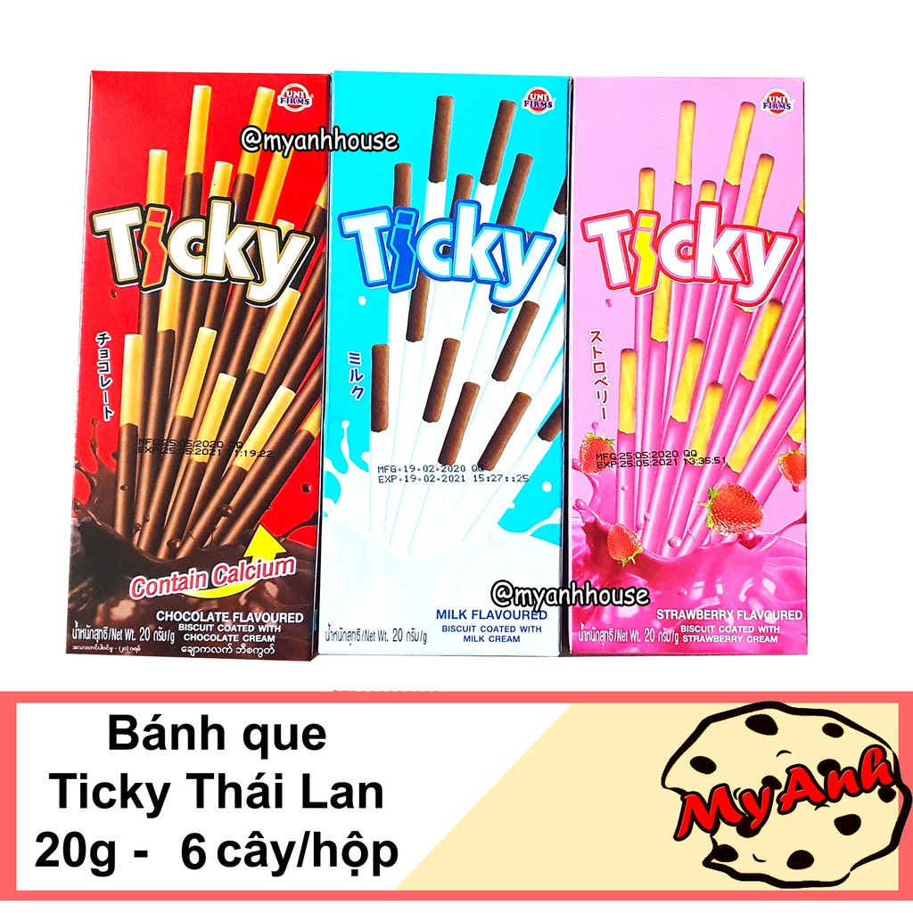 BÁNH QUE TICKY THÁI LAN 20G DATE T5/2022 | Shopee Việt Nam