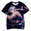SY3 Anime Demon Slayer Áo Thun Nữ Tay Ngắn Unisex Áo Kimetsu no Yaiba Thường Ngày Rời Graphic Tee Áo Sơ Mi 3D In YS3