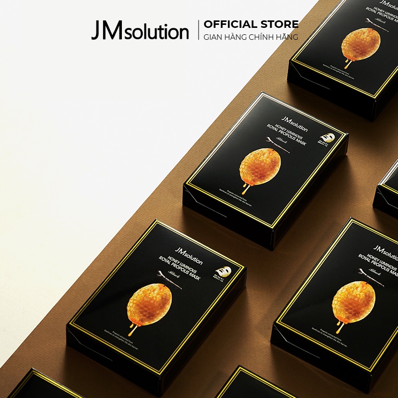 JMsolution Mặt Nạ Mật Ong Honey Luminous Royal Propolis Mask Black 30ml Hỗ Trợ Dưỡng Sáng Và Dưỡng Ẩm Chính Hãng