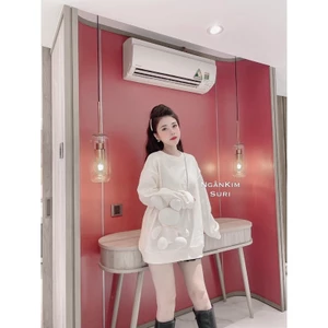 Set Áo gấu trắng tinh khôi