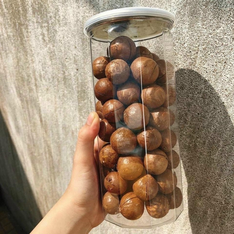 Macca Úc Hàng ngon nhân trắng cao cấp hộp 500gr tặng kèm khui