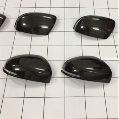 Ốp gương chiếu hậu xe Honda City 2015 - 2025 Vân Cacbon hàng cao cấp, sáng bóng