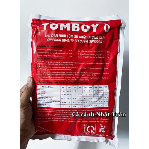 CÁM TOMBOY TB0 HẠT MỊN CHO CÁ CON BAO 1KG