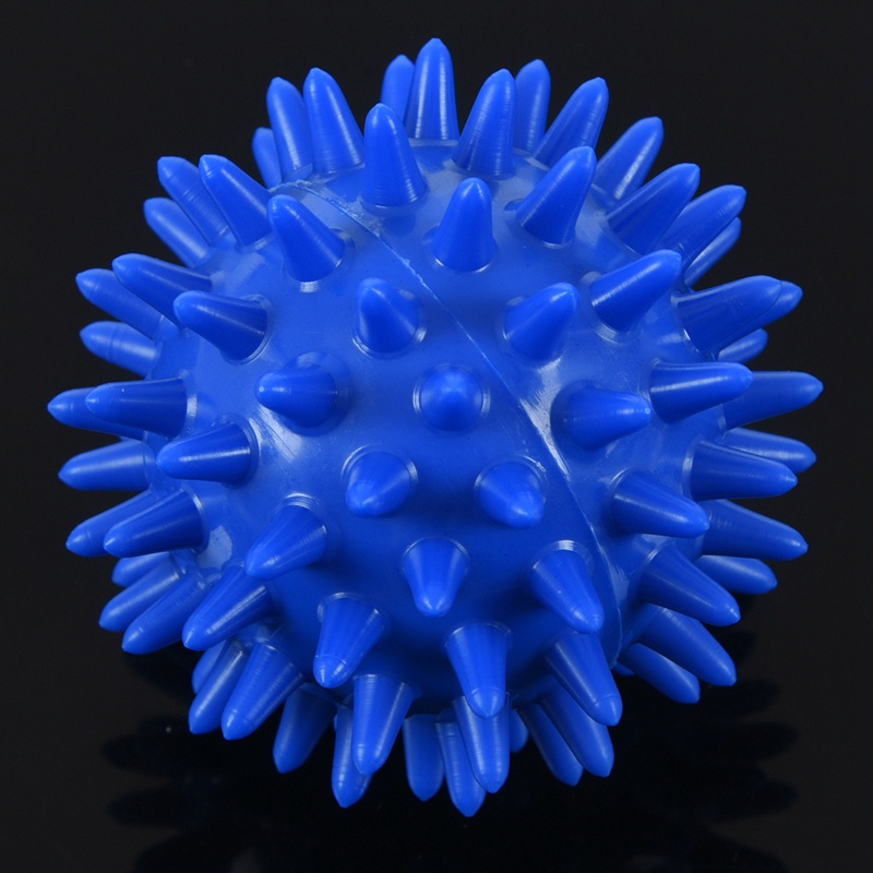 1 Bóng Massage Spikey Mềm Mại Cho Bàn Chân Tay Cổ Lưng Xanh 5.5CM