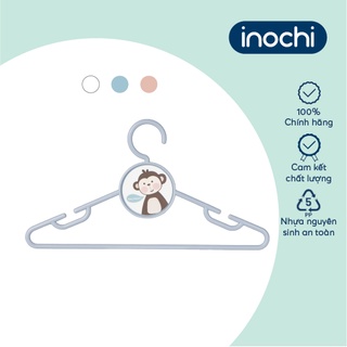 Móc áo cho trẻ em Inochi - Hara 188( set 5 cái) màu Trắng ngọc/Hồng nhạt/Xanh nhạt