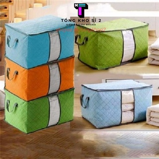 Hộp Vải Đựng Quần Áo- TÚI ĐỰNG QUẦN ÁO CHĂN MÀN CÓ KÍNH TIỆN DỤNG KHI KIỂM TRA GG545333