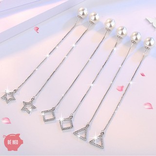 Bông tai ngọc dài đá nhân tạo BHBT80
