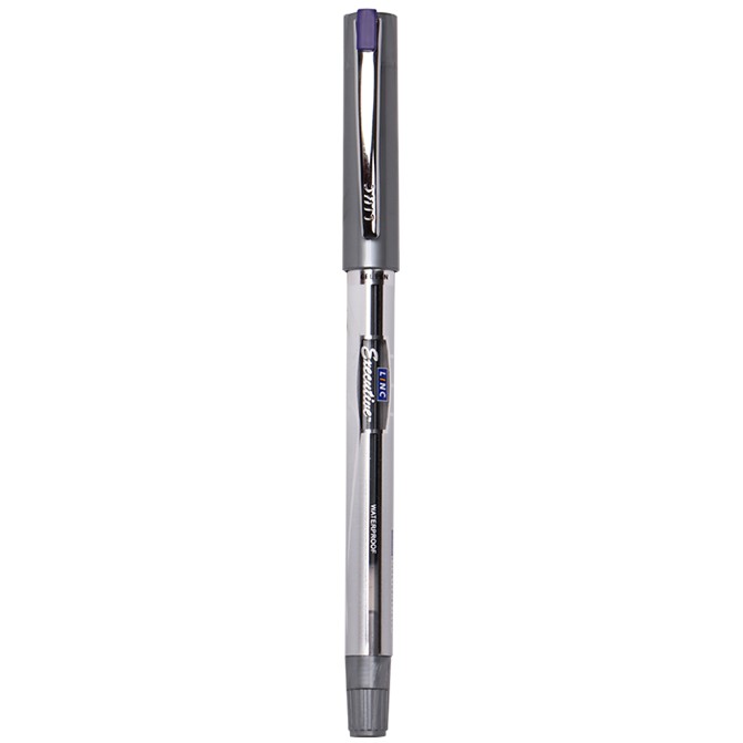 [Mực đen]Hộp 10 cây gel LINC Executive SL-500  - Ngòi 0.55mm, viết siêu trơn.