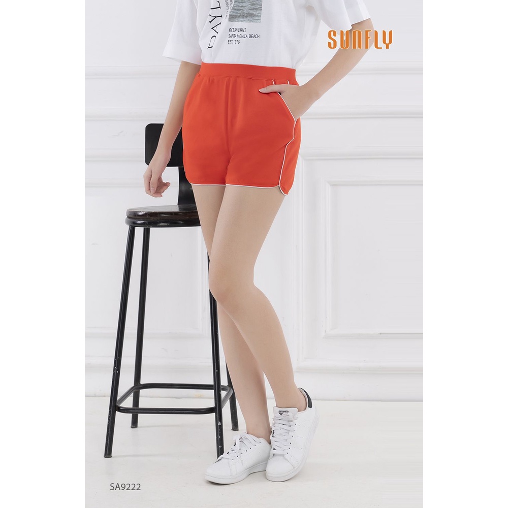 Quần sooc thể thao nữ SUNFLY vải Rip tixi SA9222