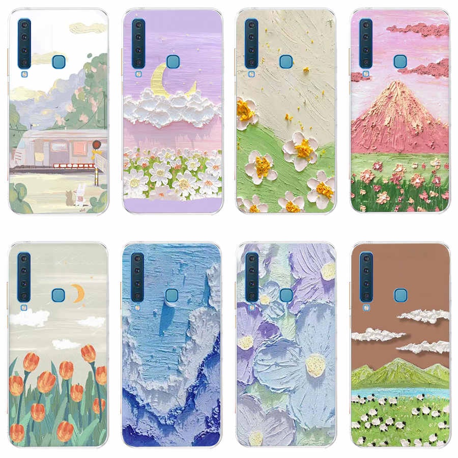 Ốp Điện Thoại TPU Dẻo In Họa Tiết Thời Trang Xinh Xắn Cho Samsung Galaxy a9 2018 a9 pro J1 2016 J1 ACE