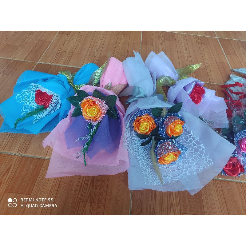 hoa ruy băng bó 1 bông | Shopee Việt Nam