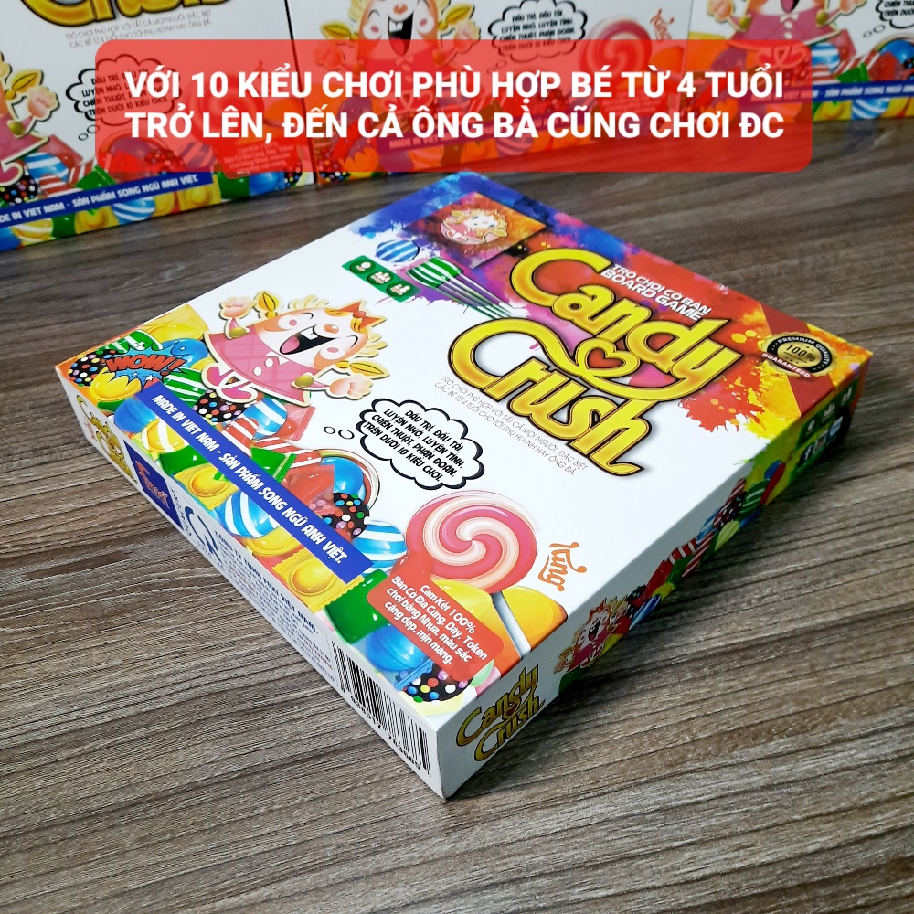 Đồ Chơi Board Game Candy Crush Đồ Chơi Phát Triển Tư Duy Não Bộ Dễ Chơi Vui Nhộn