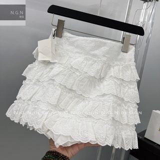 Chân váy thô boi xếp tầng dáng ngắn(có lót quần) SẴN M,XL