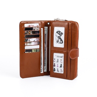 Ví PIERRE LOUES dáng dài đựng thẻ tiền xu đa năng thời trang mới dành cho nữ