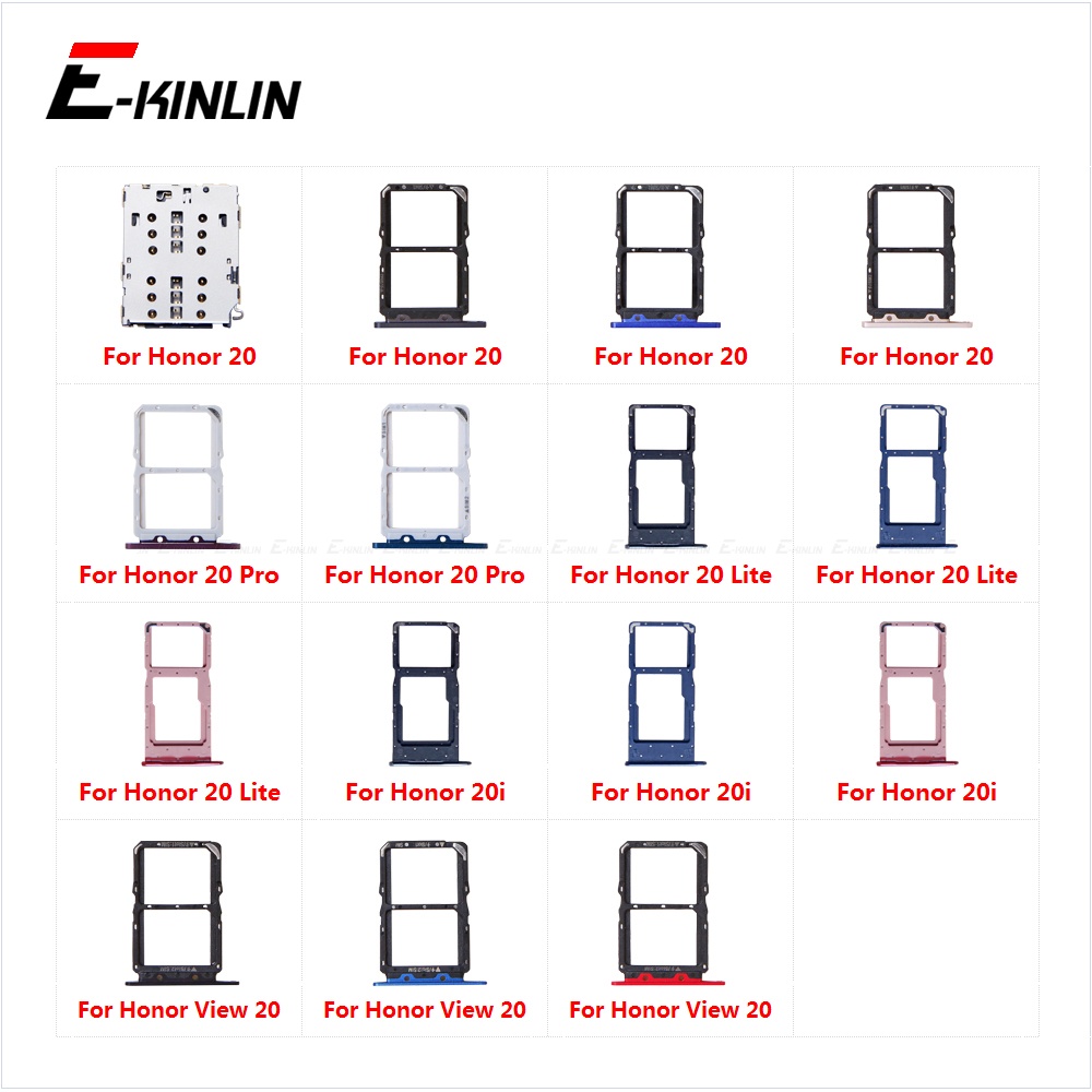 Khay Đựng Thẻ Sim / Thẻ Micro SD Thay Thế Chuyên Dụng Cho HuaWei Honor View 20 Pro Lite 20i