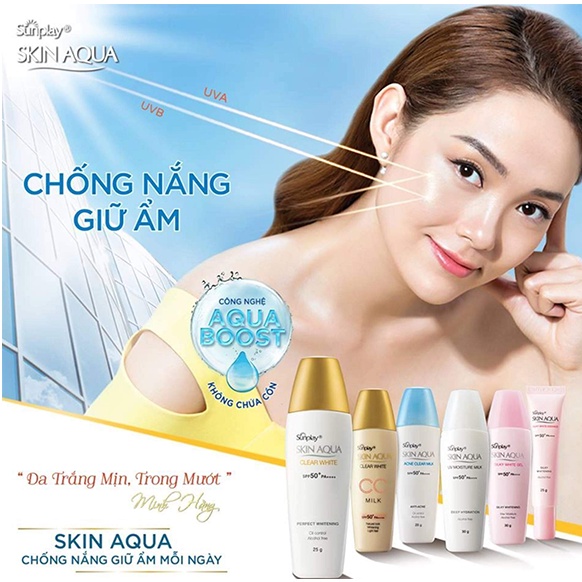 Ảnh Kem Chống Nắng SUNPLAY Dưỡng Da Ẩm Mượt Trắng Mịn, Chống Nước Spf 50+ Pa+++ 25G - 55G 2