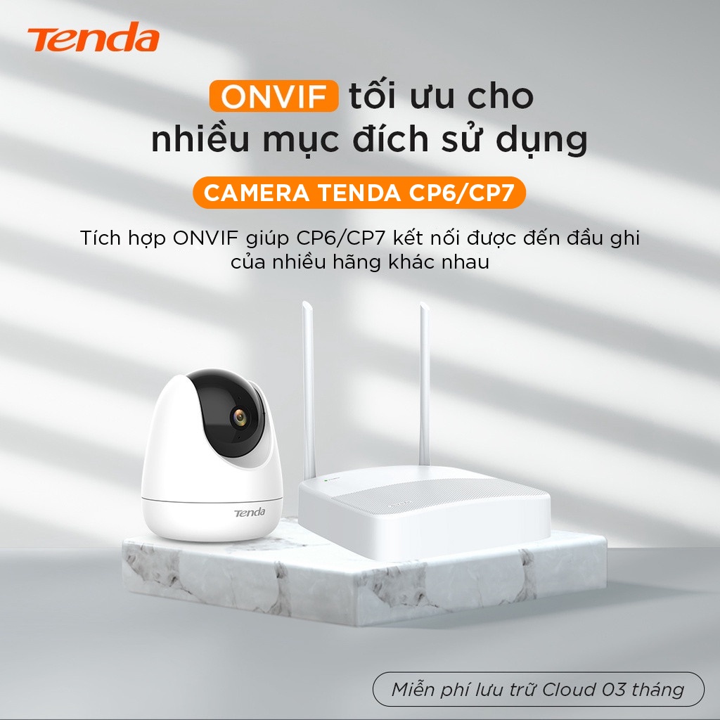 Mô tả Camera Wifi Tenda Trong Nhà CP3/RP3/RP7 FHD 1080P/2MP/3MP/5MP/2K Quay Quét 360°, Đàm Thoại 2 Chiều - 10