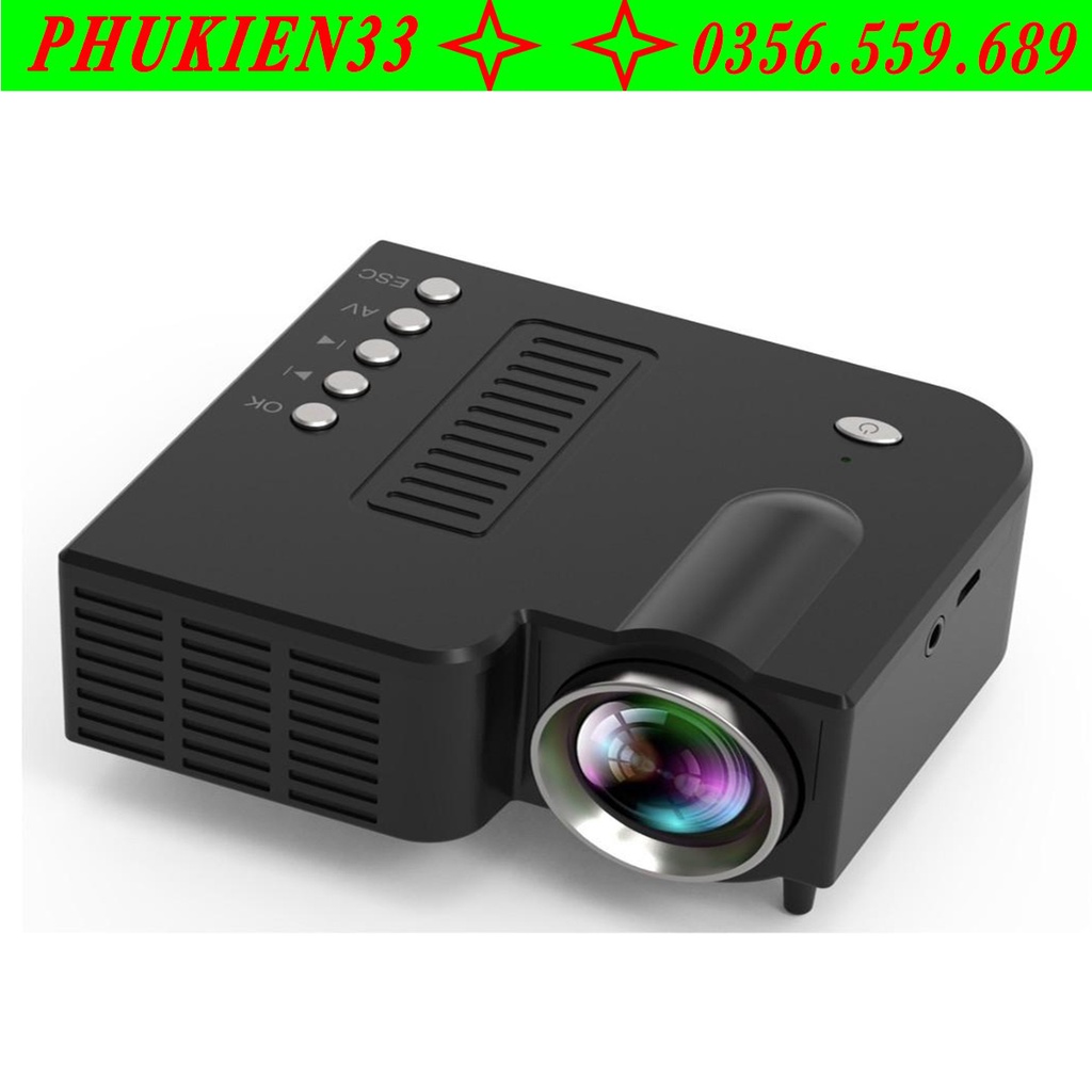 Máy Chiếu LED mini projector tiên tiến mini bỏ túi thế hệ mới 2021 ...