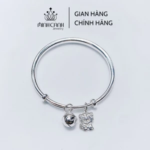 Lắc Bạc Hình Con Hổ Khắc Tên Cho Bé - Minh Canh Jewelry