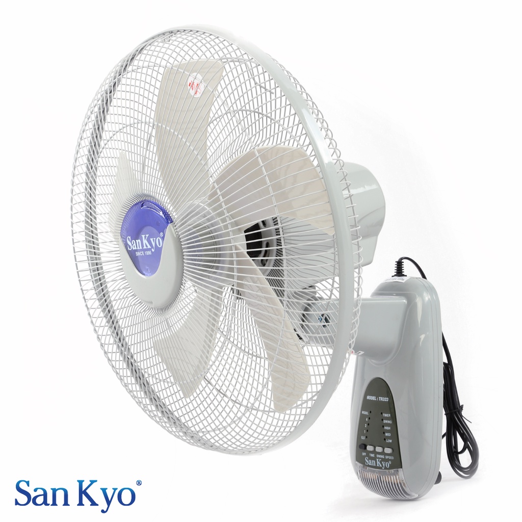 Product image Quạt Treo Tường Remote Sankyo - Động Cơ Motor Dây Đồng - Điều Khiển Từ Xa - Hẹn Giờ - Đèn LED - Cỡ Lớn 16 Inch 4