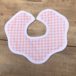 Yếm tròn cổ hoa chất liệu cotton cho bé