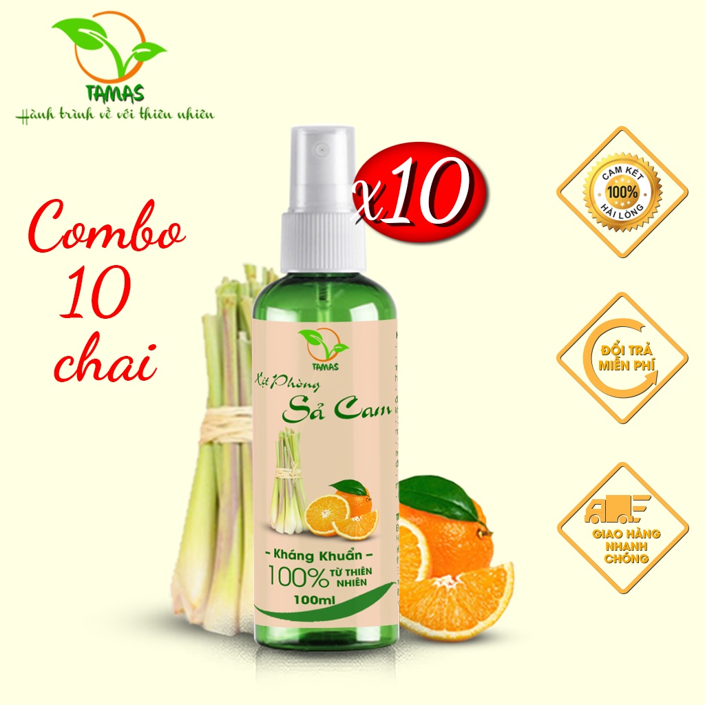 Ảnh Combo 10 Chai Xịt Thơm Phòng Phòng Đuổi Muỗi 100ml 3