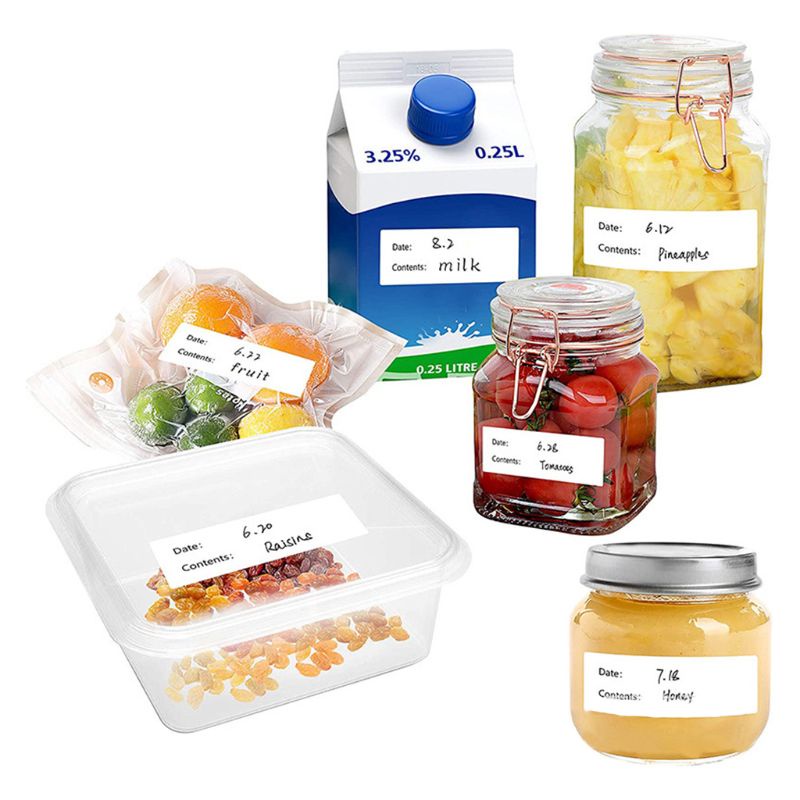 Cuộn 500 Miếng Dán Đánh Dấu Ghi Hạn Sử Dụng Trong Tủ Lạnh