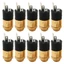 Btsg 3 5mm Mini Stereo Nữ Jack Ổ Cắm Cắm Bảng Điều Khiển Âm Thanh Nổi Gắn Jack Kết Nối