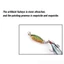 Mồi Câu Cá Giả Bằng Kim Loại 3.2cm / 6g Có Móc Câu