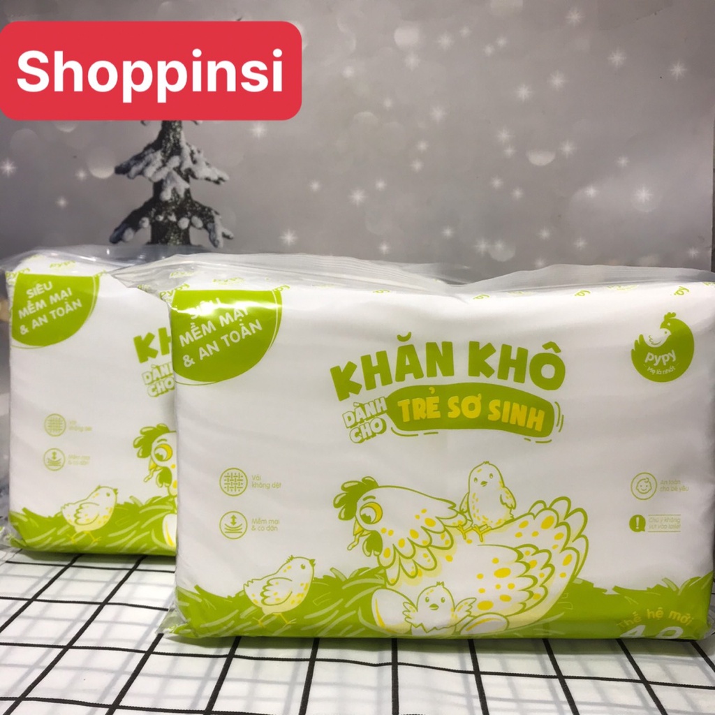 KHĂN GIẤY KHÔ PYPY 400GR CHO MẸ VÀ BÉ | Shopee Việt Nam