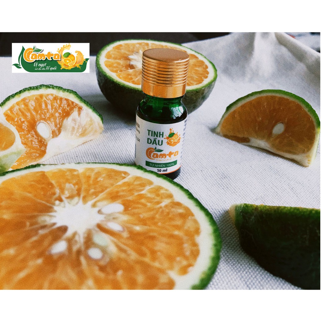 Tinh Dầu Cam 100% Tự Nhiên Không Chất Tạo Hương, Kích Mùi. Dùng Thơm Phòng, Treo Xe OtO Lọ 10ml