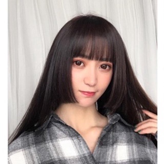 Tóc Mái Giả Bằng có Mai Dày Anime Nhật Bản [Có clip, ảnh thật] phong cách Nhật Bản giống tóc thật Hamin.store