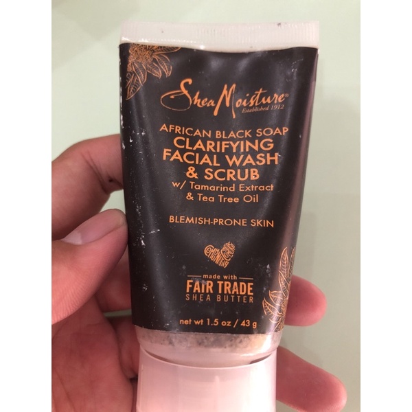 Sữa Rửa Mặt Shea Moisture African Black Soap Clarifying Facial Wash