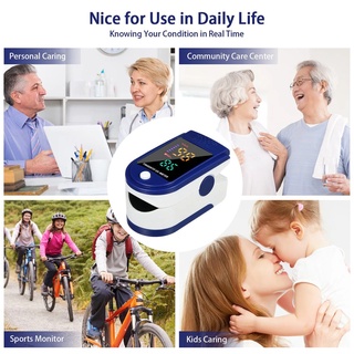 Máy đo nồng độ oxy Spo2 trong máu và nhịp tim dạng kẹp ngón tay LK87 đo tex nhanh chính xác