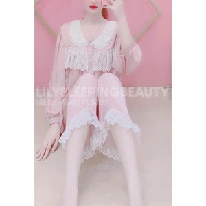 Bộ Ngủ Công Chúa Đũi phối Ren