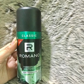 Xịt Toàn Thân Romano Classic Cổ Điển Lịch Lãm Ngăn Mồ Hôi & Mùi Cơ Thể 150ml