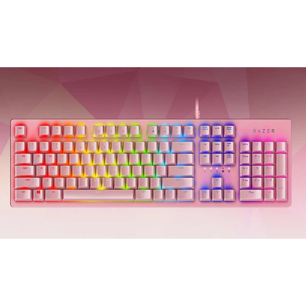 Bàn phím Razer Huntsman Quartz Pink Edition | Shopee Việt Nam