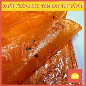 Bánh tráng dẻo tôm cay, dẻo ớt cay chính gốc Tây Ninh, bánh size lớn, dày nhiều tôm