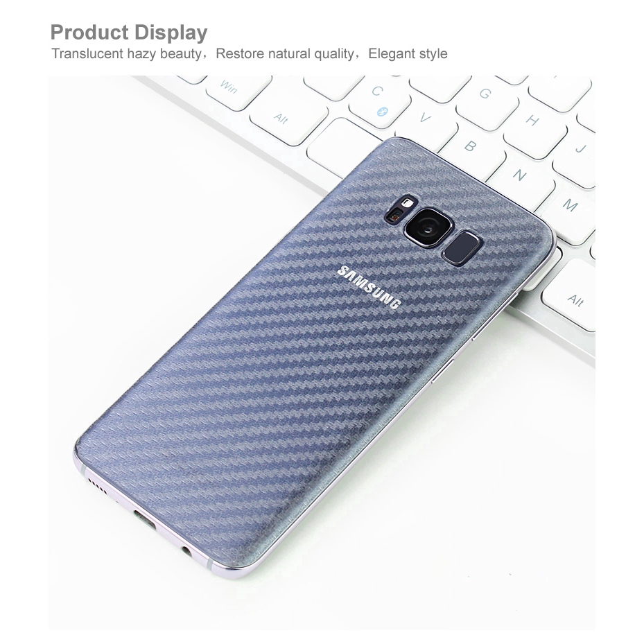 Oppo Realme 6 / Realme6 Pro Họa Tiết Sợi Carbon Mờ Mặt Sau Miếng Dán Phía Sau Phim Bảo Vệ Mềm Mờ