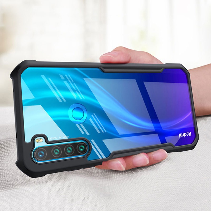Ốp điện thoại acrylic trong suốt chống sốc cho Xiaomi Redmi Note 10 4G 5G 9 Pro Max 9S redmi note 8 Pro 7
