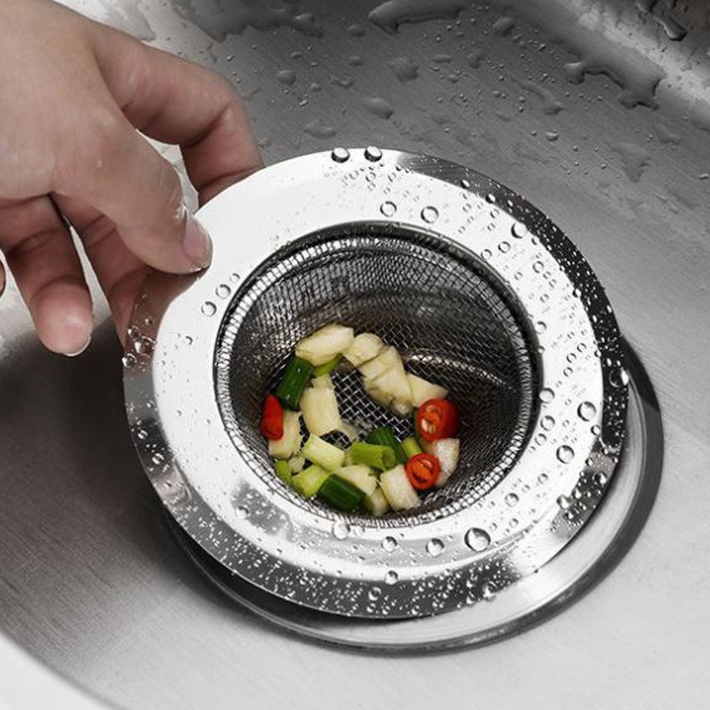 Miếng Lưới Inox Lọc Rác Bồn Rửa Chén Chặn Thức Ăn Thừa | Shopee Việt Nam