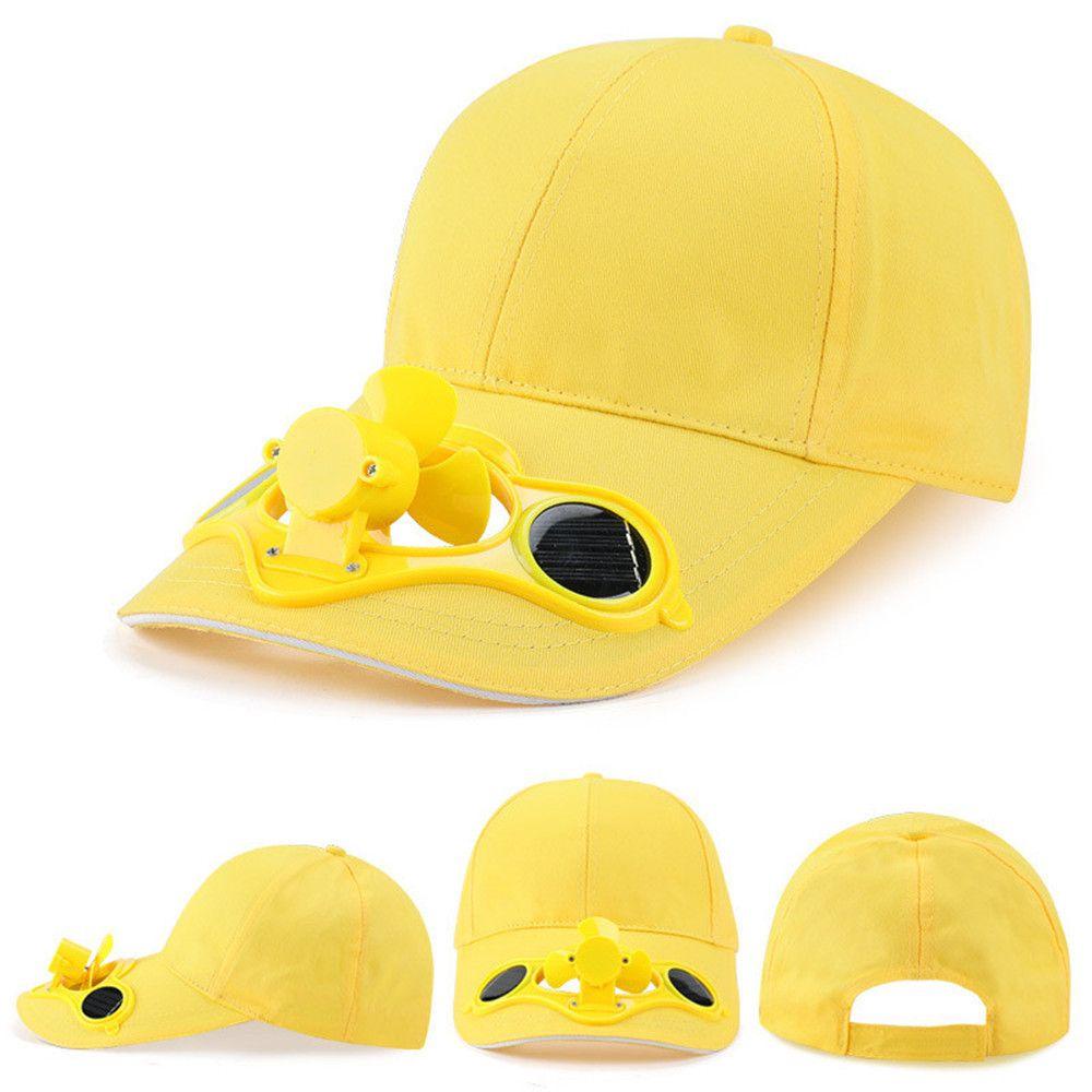 HOBBYIN Quạt Làm Mát Mũ Bóng Chày Đi Bộ Đường Dài Nam Nữ Du Lịch Ngoài Trời Mũ Chống Nắng