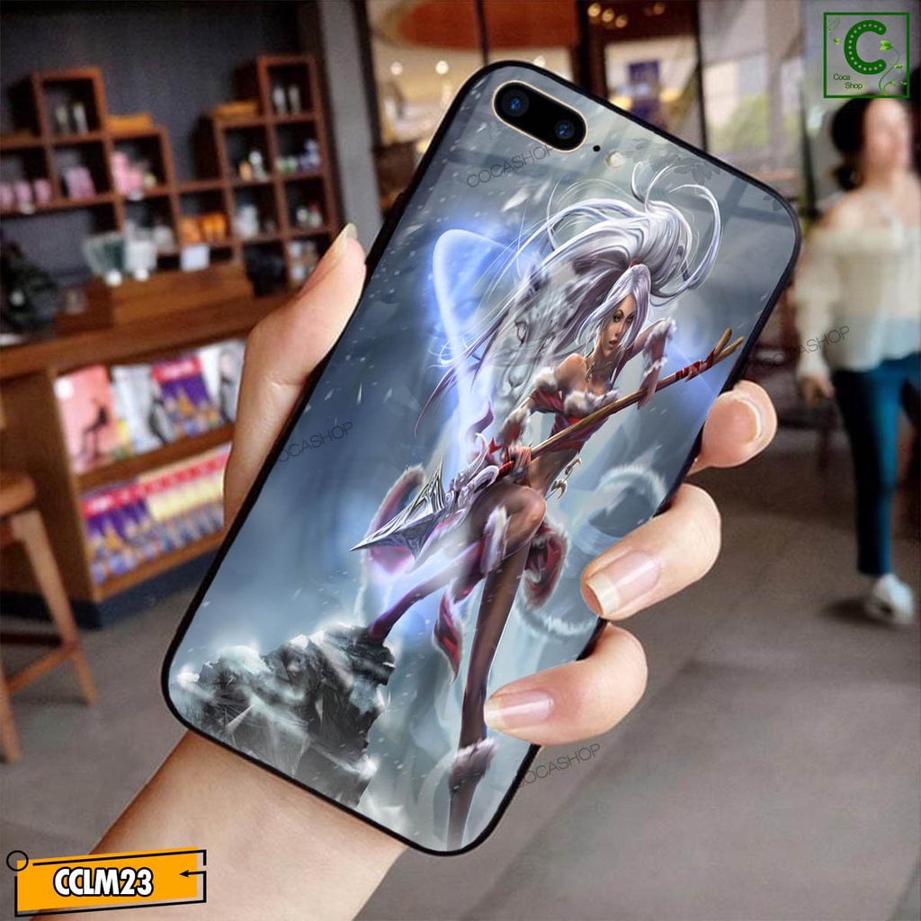 Ốp lưng iphone mặt kính in hình siêu nét  - Nhân vật tóc xám khói - 6/6plus/6s/6splus/7/7plus/8/8plus/x/.....