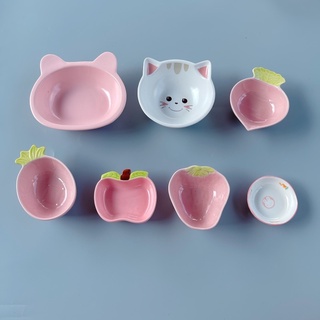 Bát ăn dặm gốm sứ mini hình hoa quả ngộ nghĩnh chịu nhiệt tuyệt đối an toàn cho bé