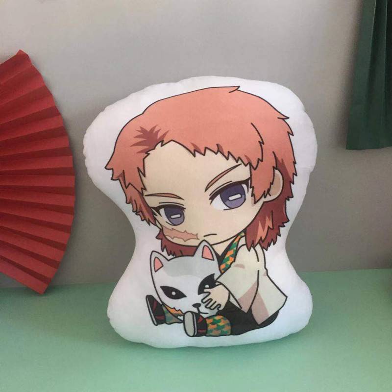 PS1 Demon Slayer Sang Trọng Đồ Chơi Anime Gối Búp Bê Nhồi Bông Kimetsu no Yaiba Mitsuri Sabito Đệm Trang Trí Nhà Quà Tặng SP1