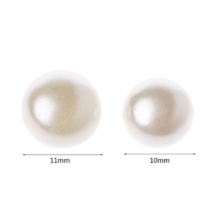 Set 50 khuy áo hình viên ngọc trai 10mm 11mm