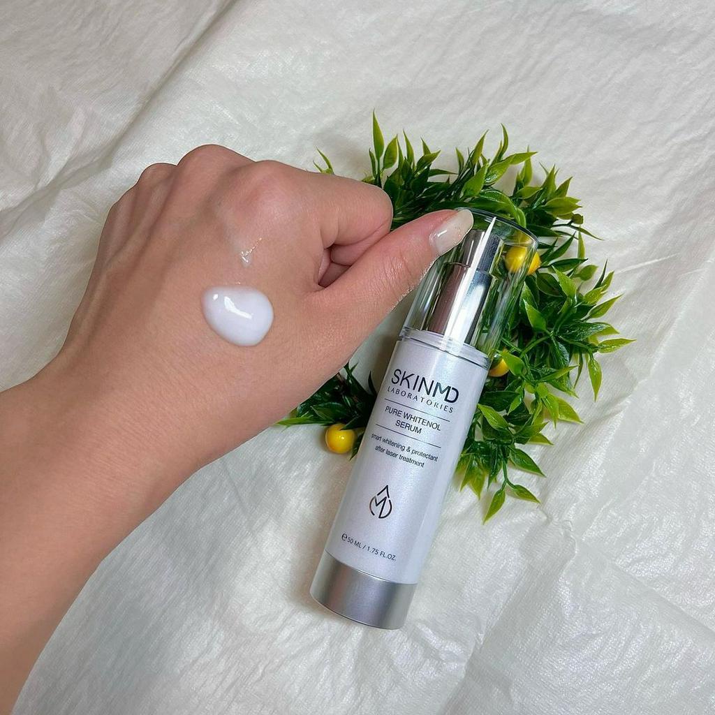 Ảnh Bộ đôi xóa mờ nám mảng, phục hồi hàng rào bảo vệ da và dưỡng da trắng sáng Skinmd Serum và Cream Brightening 4