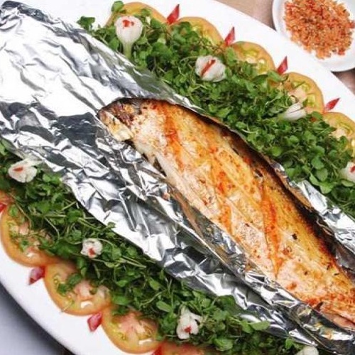 [1KG] Giấy bạc nướng thực phẩm 1kg/ cuộn - BAO BÌ VUI