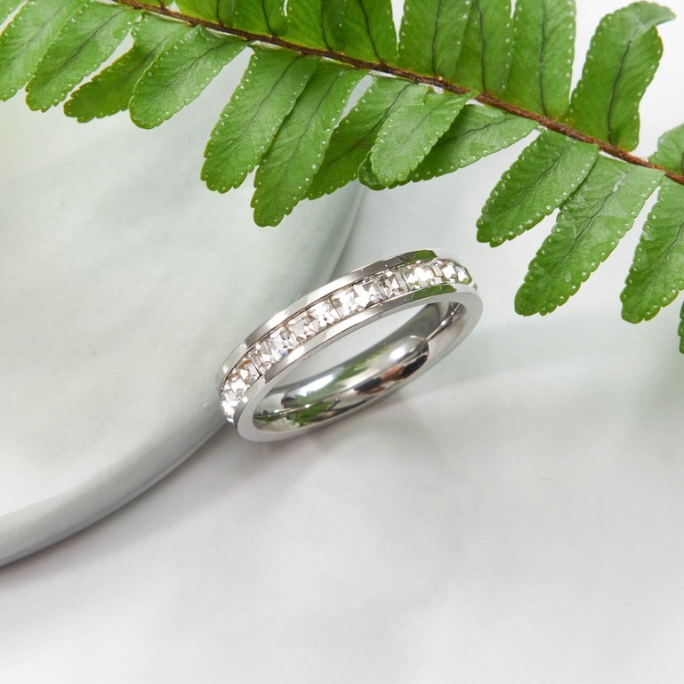 Ảnh Nhẫn nam nữ CDE Eternity Ring Silver CDE8022SV - Nhẫn nam nữ Lamy 3